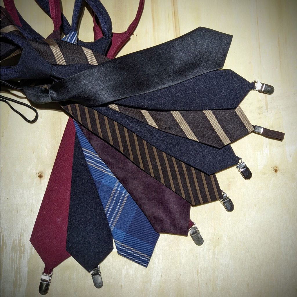 Cravat thắt sẵn, cà vạt mini 5x25cm, 6x25cm