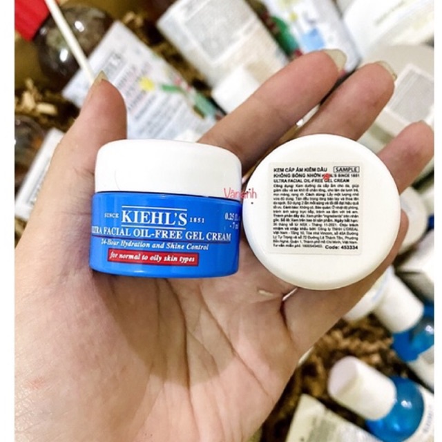Kem dưỡng kiềm dầu không bóng nhờn Kielh’s Ultra Facial Oil-Free Gel Cream