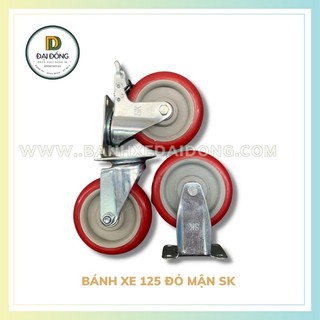 Bánh xe 125 đỏ mận