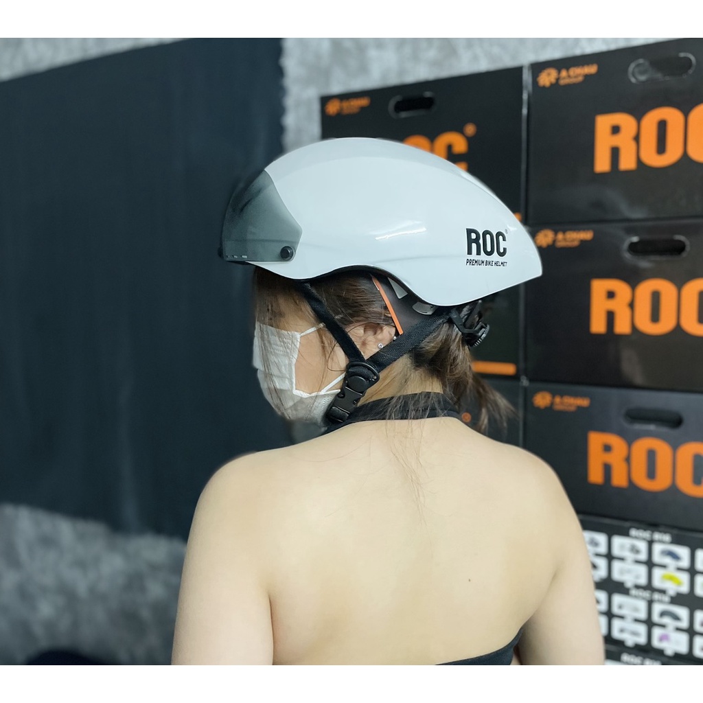 Nón ROC R18 có kính - Bảo hành 12 tháng