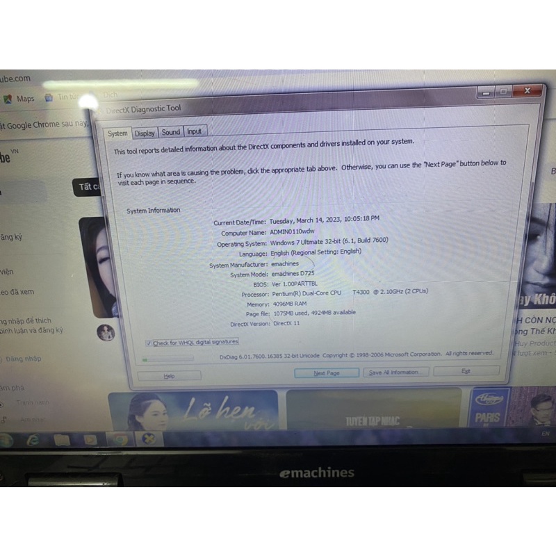 Laptop acer văn phòng giá rẻ