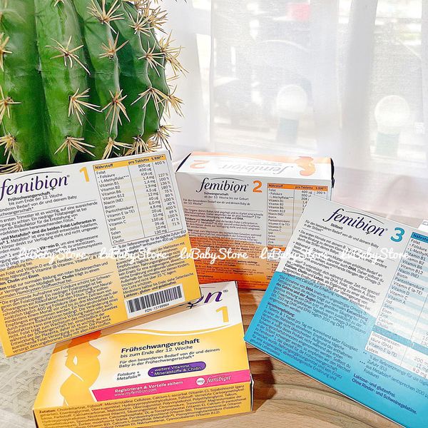 Vitamin tổng hợp cho mẹ bầu và sau sinh Femibion Đức