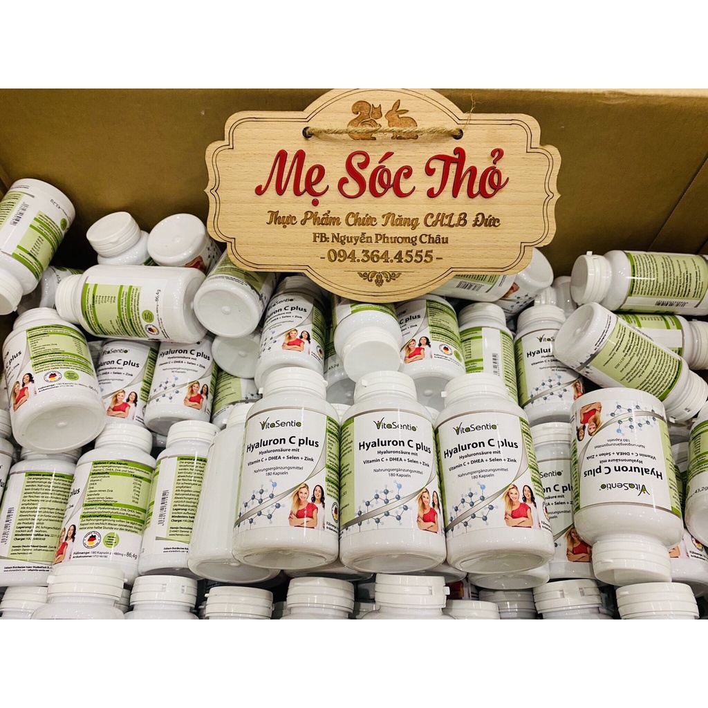 Viên uống tăng nang trứng DHEA + Hyaluron C plus - nguyenphuongchau