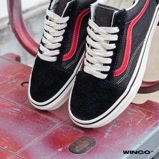 ( Giày Chính Hãng ) Old Skool Washed Black Red