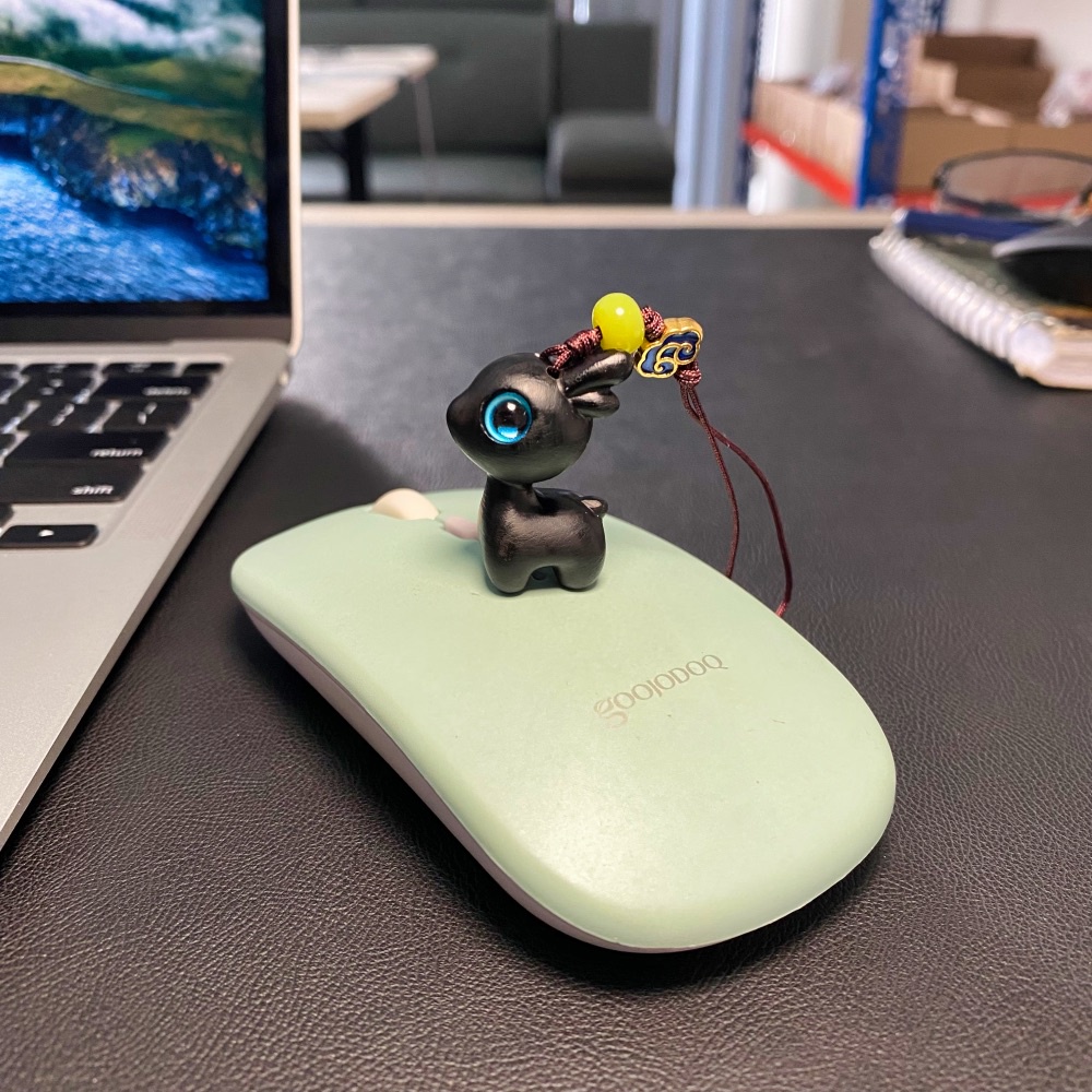 Dây đeo hươu gỗ mun