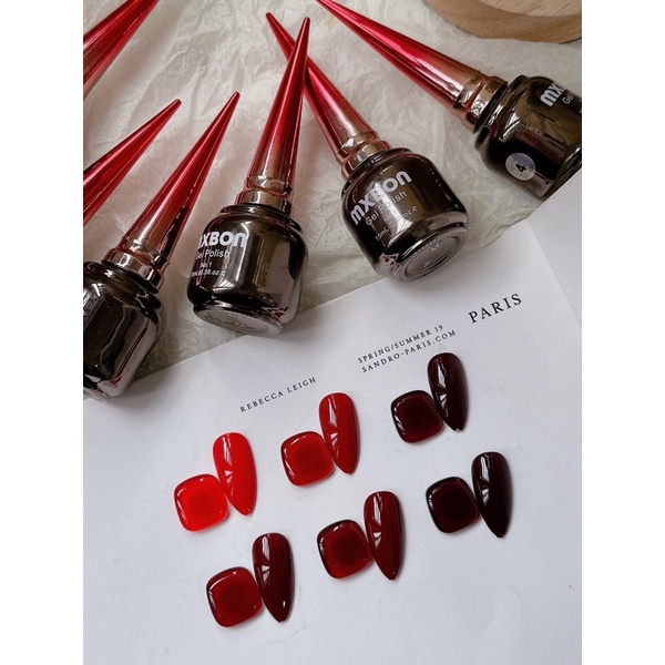 Set sơn đỏ MXBON 6 màu hothit