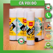 Hồ khô Deli A212 dạng thỏi / keo khô siêu dính