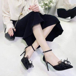 Giày cao gót nữ xks66 mũi nhọn gót nhọn cao 7p