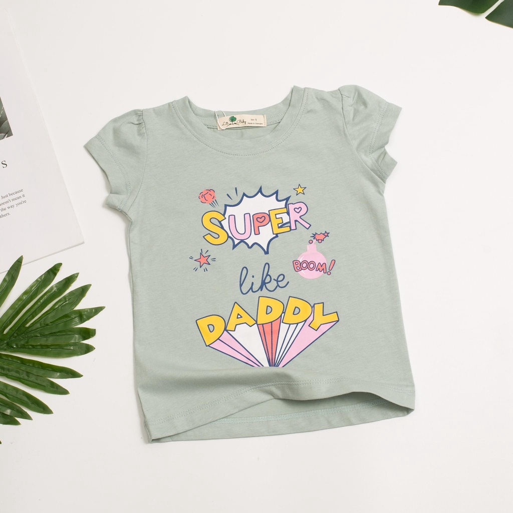 SALE Áo cộc tay mùa hè cho bé gái siêu xinh . Thương hiệu Litibaby