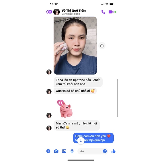 KEM FACE JENNA HÀNG KHÔNG VỎ HỘP