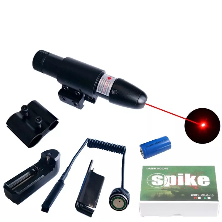 Laser kẹp rãnh 20mm Spike 5mw đồ chơi cho mèo đa năng