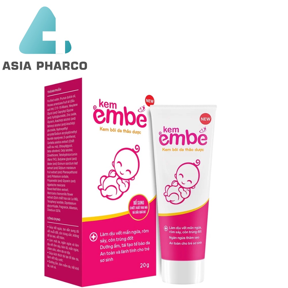 KEM EM BÉ-LÀM DỊU RÔM SẨY, HÂM TÃ, GIẢM TRIỆU CHỨNG CÔN TRÙNG ĐỐT