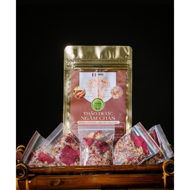 [ Chính Hãng ] Thảo Dược Ngâm Chân ( 5 gói/ 250 gram túi ) - Dhouse