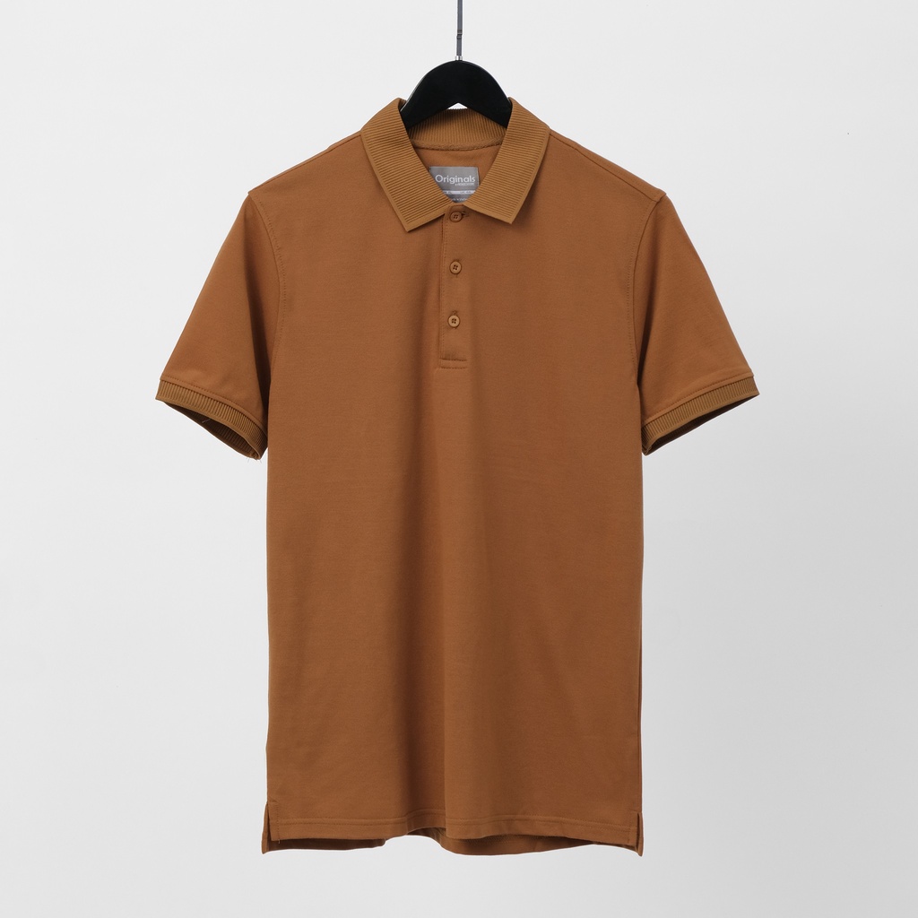 Áo polo nam POLMAN cotton cá sấu Supima bộ 15 màu cao cấp mới nhất 2023  - MONOCHROME