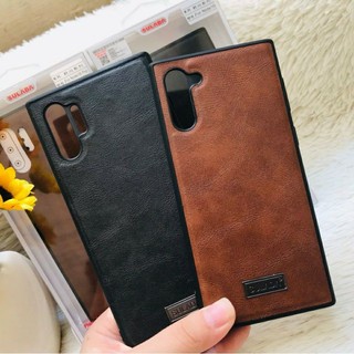 Ốp lưng sulada da cho galaxy note 10, note 10 plus/ note 10+ viền dẻo chống sốc
