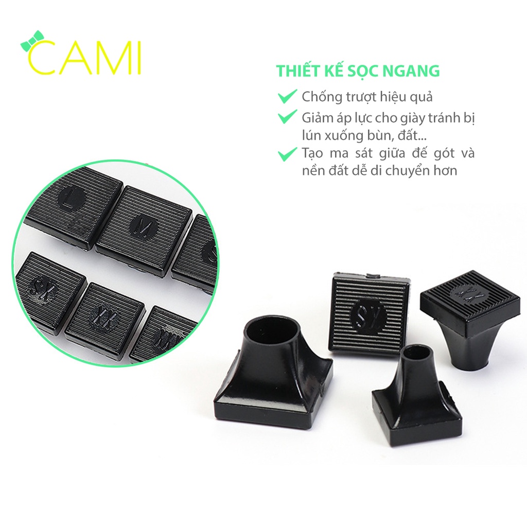 Vỏ bọc gót giày chống trượt dành cho giày cao gót, phù hợp với chị em công sở - Cami - CMPK337