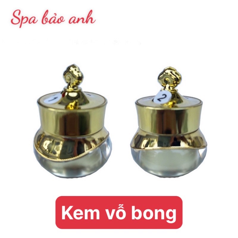 Cặp kem vỗ bong ngày đêm mh spa