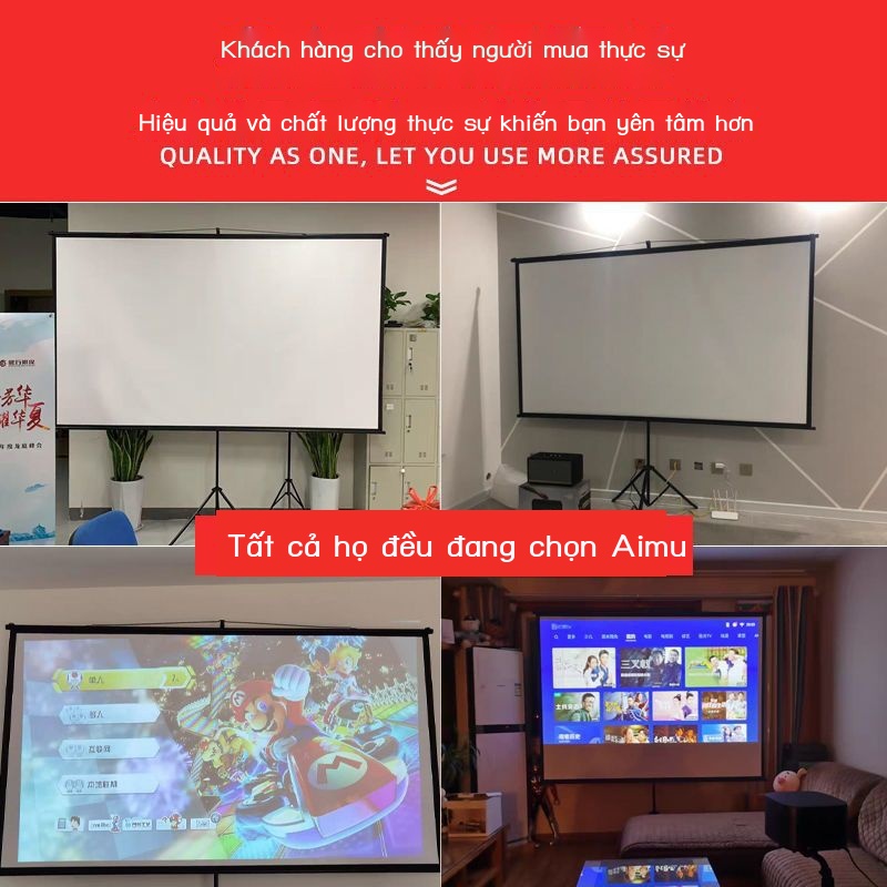 Màn Chiếu 3 Chân Di Động