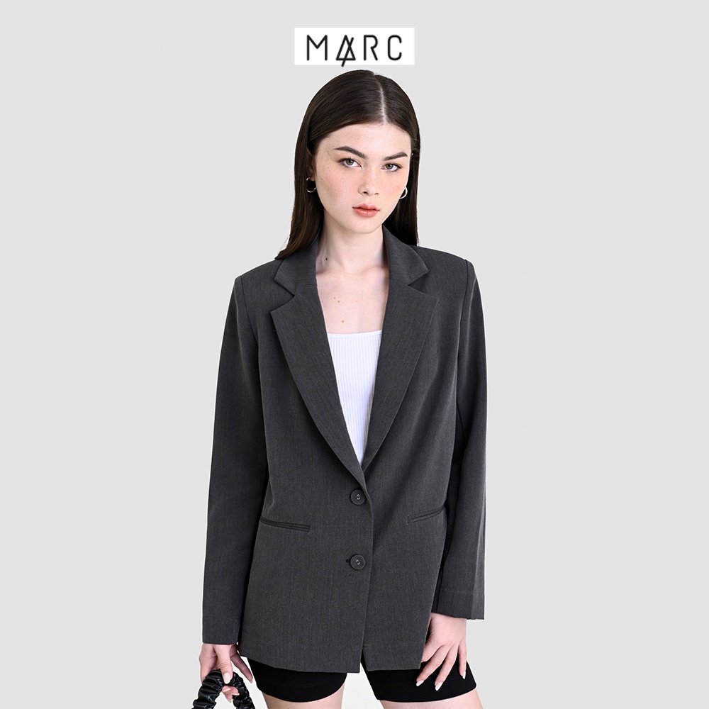 Áo blazer nữ MARC FASHION cơ bản form relaxed CBVH082521