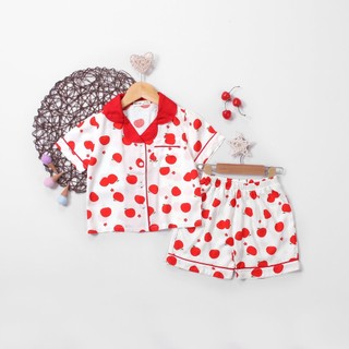 BỘ PIJAMA LỤA HT QUẢ TÁO