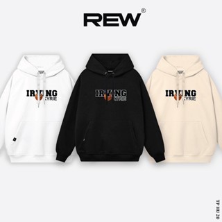 Áo Hoodie REW bóng rổ basic nam nữ unisex form rộng mặc cực đẹp, chất nỉ cotton Hàn cao cấp, hợp mọi thời đại HD20
