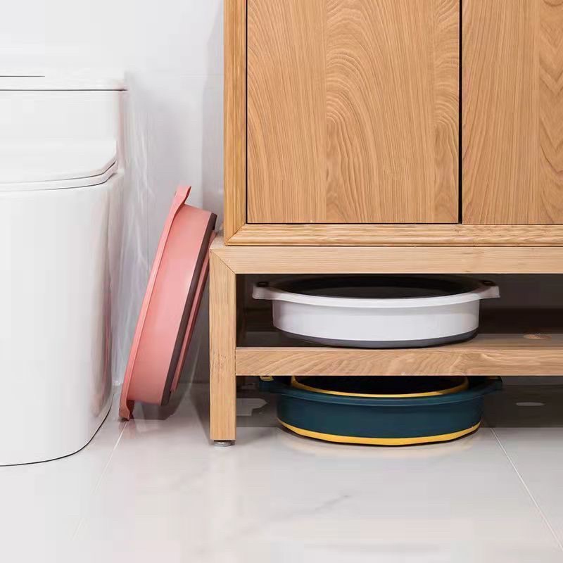 CHẬU NGÂM CHÂN GÂP GỌN SILICON MASSAGE THƯ GIÃN SIZE TO