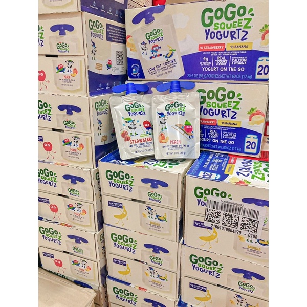 SỮA CHUA  GOGO SQUEEZ MỸ CHO BÉ