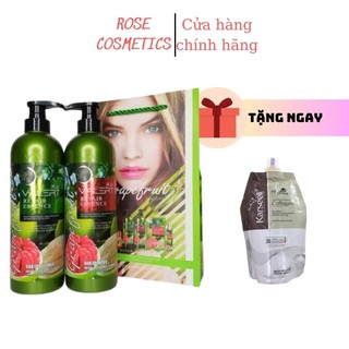 [TẶNG Ủ TÓC] Dầu gội cặp BƯỞI -Grapefruit 850ml ( cả cặp gội + xả 2 chai) - MICKEY COSMETICS
