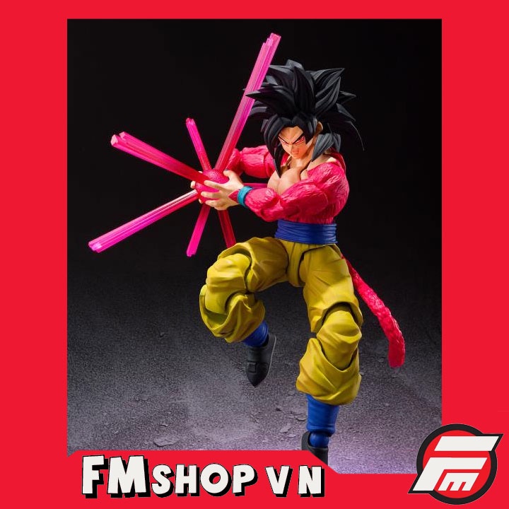 MÔ HÌNH NHÂN VẬT GOKU 7 VIÊN NGỌC RỒNG SHF SON GOKU SUPER SAIYAN 4 2ND