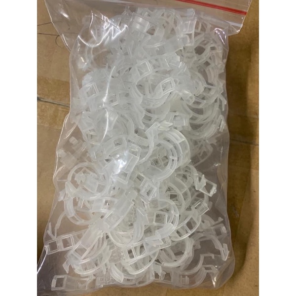 Sét 100 cái kẹp ôm vòng tròn cố định cho cây