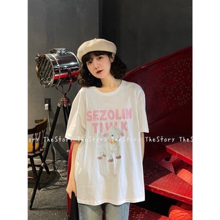 Áo pull có hình dê và chữ a2978