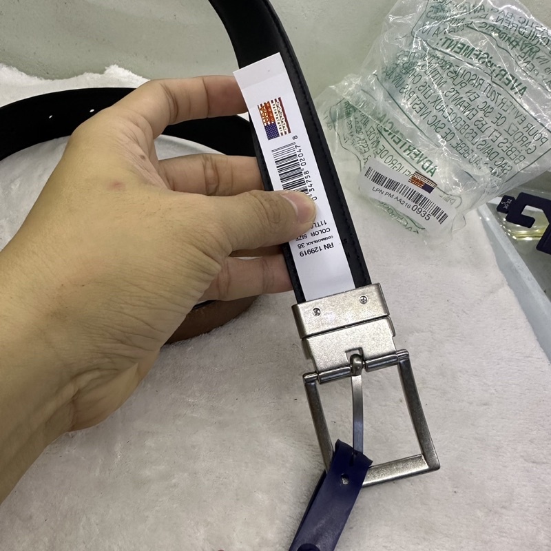 Thắt lưng da nam Tommy Hilfiger 2in1 chính hãng nhập Mỹ