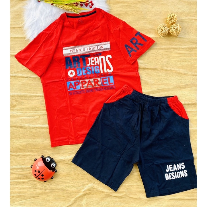 🚗 Bộ cotton hàng shop bé trai 60-75kg