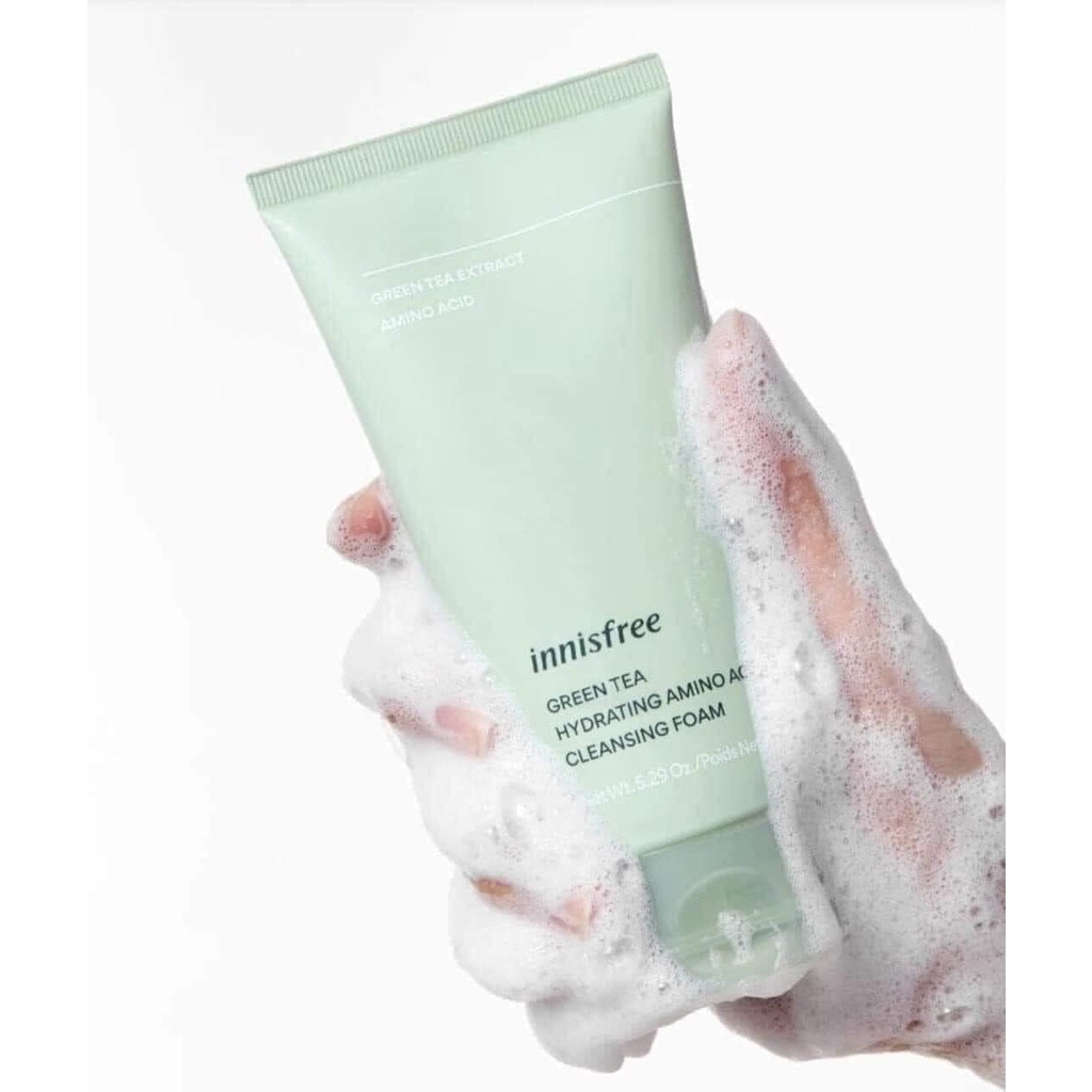 Sữa rửa mặt làm sạch innisfree Green Tea Foam Cleanser 150ml
