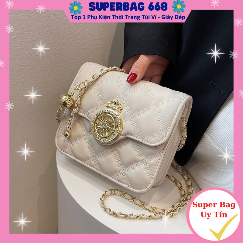 Túi Đựng Điện Thoại ❤️FREESHIP❤️ Túi Mini Đeo Chéo Da Mềm Khóa Siêu Xinh SP 481