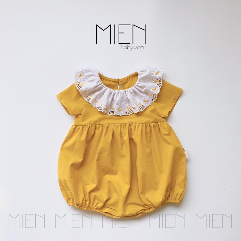 (R23) Bodysuit cổ ren hoa cúc MIEN cho bé gái