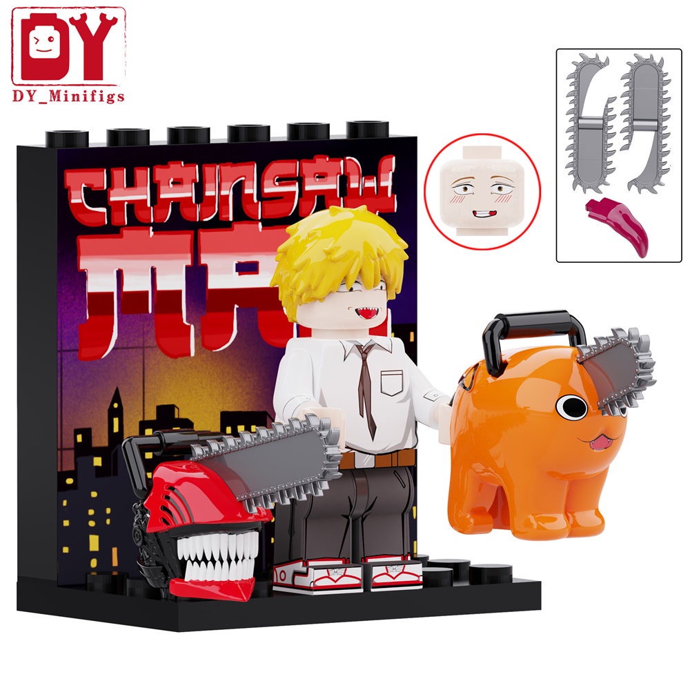 Mô Hình Đồ Chơi Nhân Vật Hoạt Hình Chainsaw Man Denji Pochita DY520 DY521