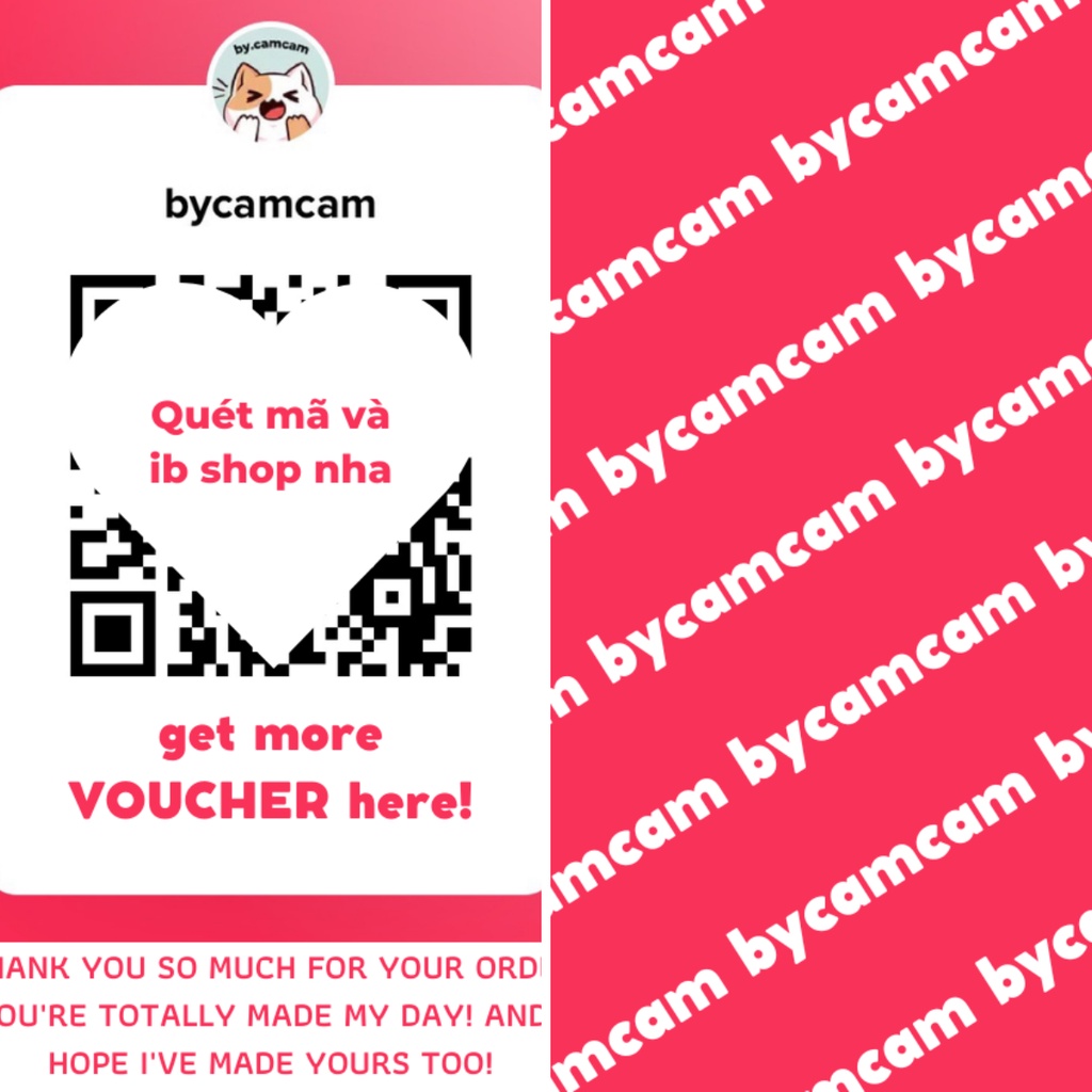 Thẻ Bài "QUÉT VOUCHER VÀ INBOX SHOP" Để Nhận Mã