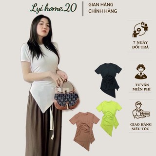 Áo croptop thời trang lyihome dáng dài có eo bo sexy