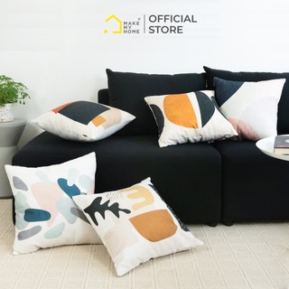 Gối sofa vuông trang trí phòng khách, gối tựa lưng êm ái (có kèm ruột) PIECE Make My Home