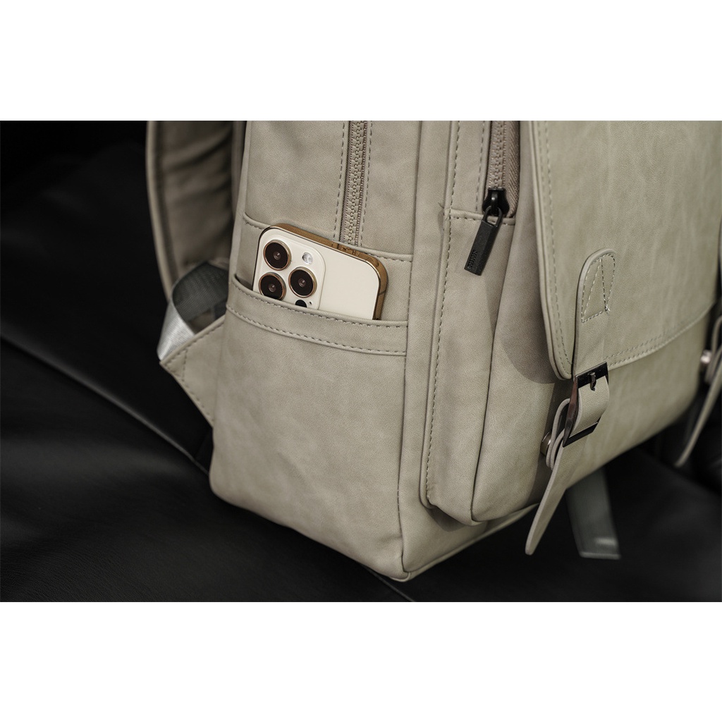 Balo da thời trang nam nữ balo da PU cao cấp chống nước cặp đi học đi chơi