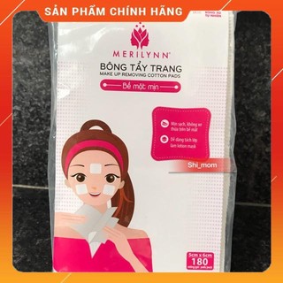 Bông tẩy trang Merilynn180 miếng - Bông bạch tuyết