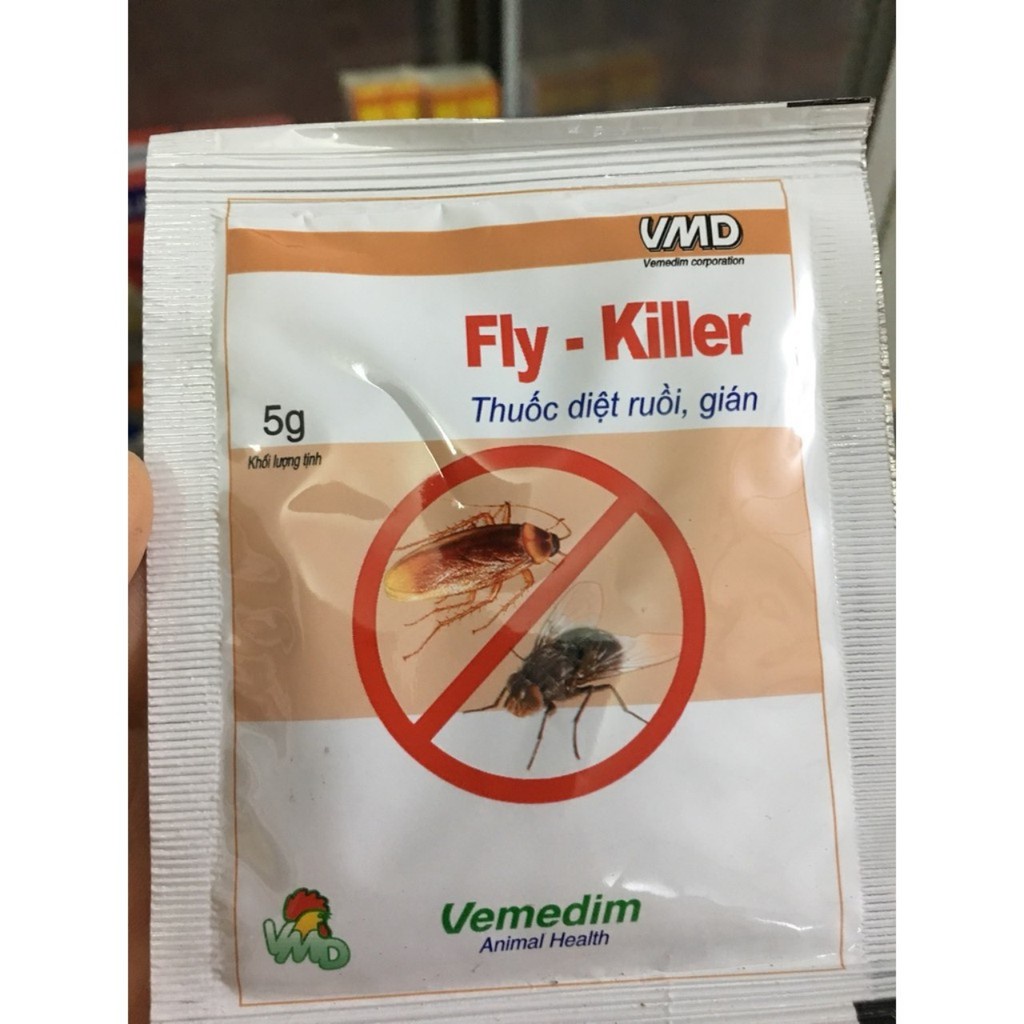 Gói Bột Diệt Ruổi Kiến Gián Hiệu Quả Tận Gốc Fly Killer- Diệt Côn Trùng Ve Bọ Kiến Dán