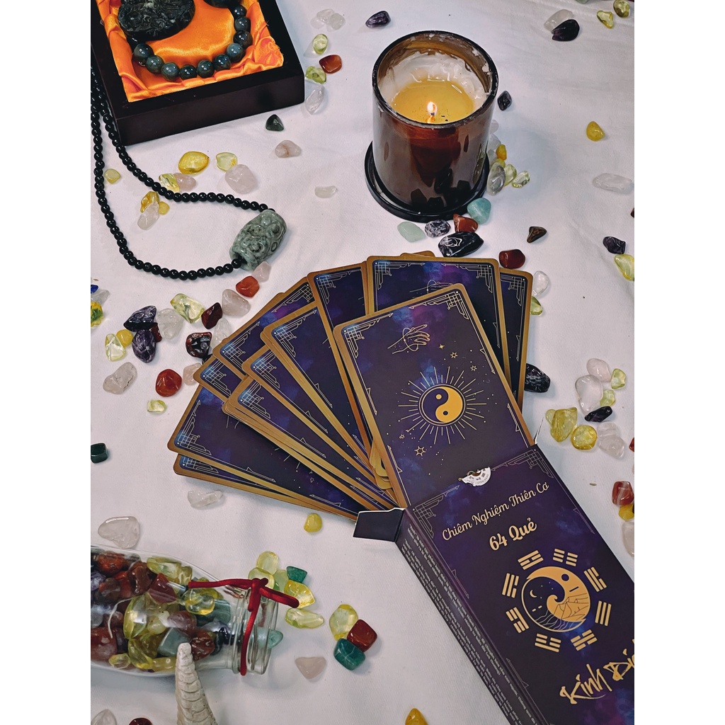 Chiêm Nghiệm Thiên Cơ - Kinh Dịch 64 Quẻ - TẶNG KÈM Set Ngọc 7 viên Chakra
