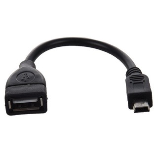 Cáp OTG USB to Mini USB, cáp đầu vuông