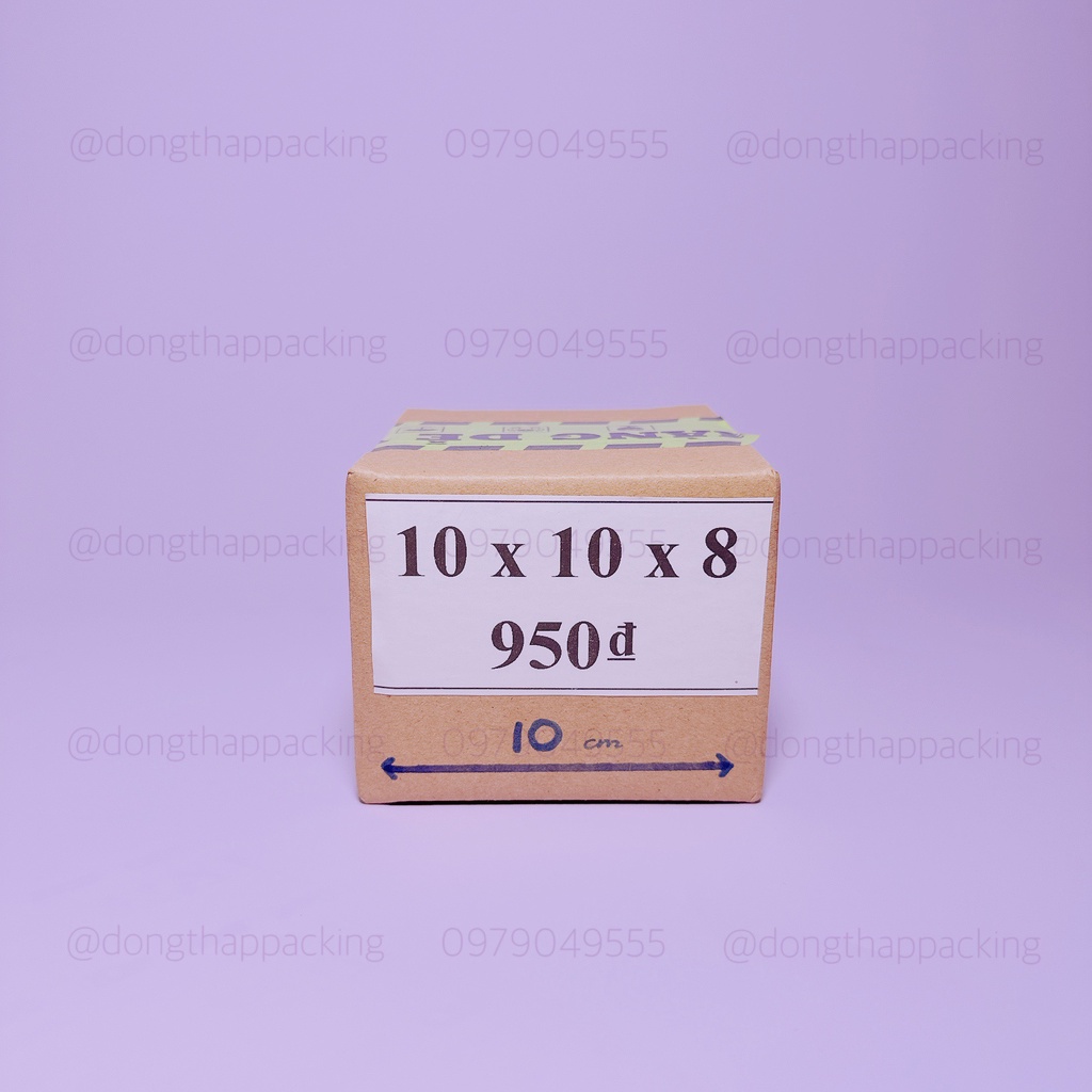 COMBO 50 HỘP CARTON 10x10x8 cm