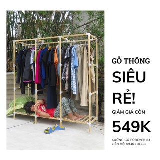 Tủ Quần Áo Gỗ Vuông 3 Buồng 140x45x160CM - Treo Được Đồ Dài - HOÀN TIỀN 100% NÊU KHÔNG HÀI LÒNG