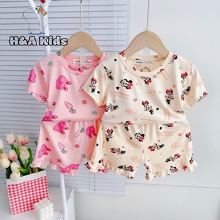 Bộ cộc thun lạnh minkymom in hình