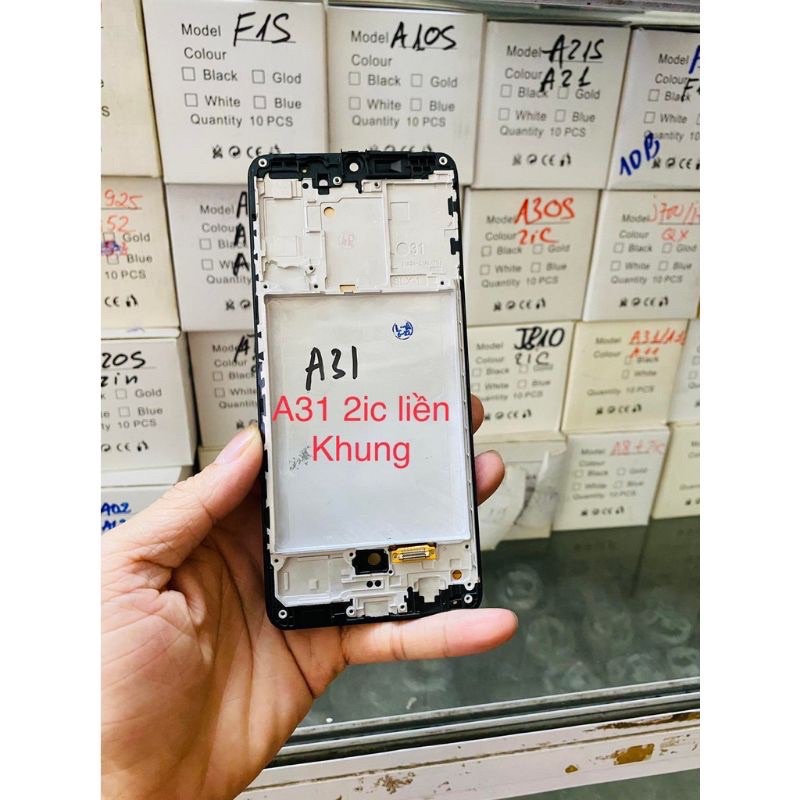 Màn hình Samsung a31 olec liền khung