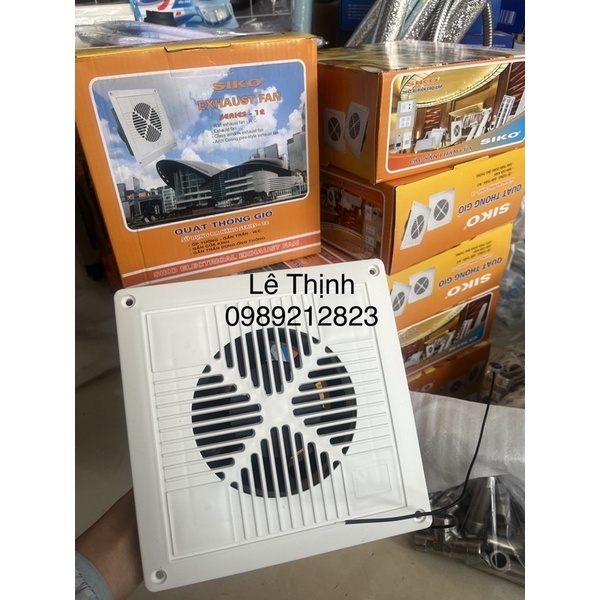 Quạt Hút Mùi, Quạt Thông Gió Gắn Tường, Gắn trần bếp, WC 20x20x8cm